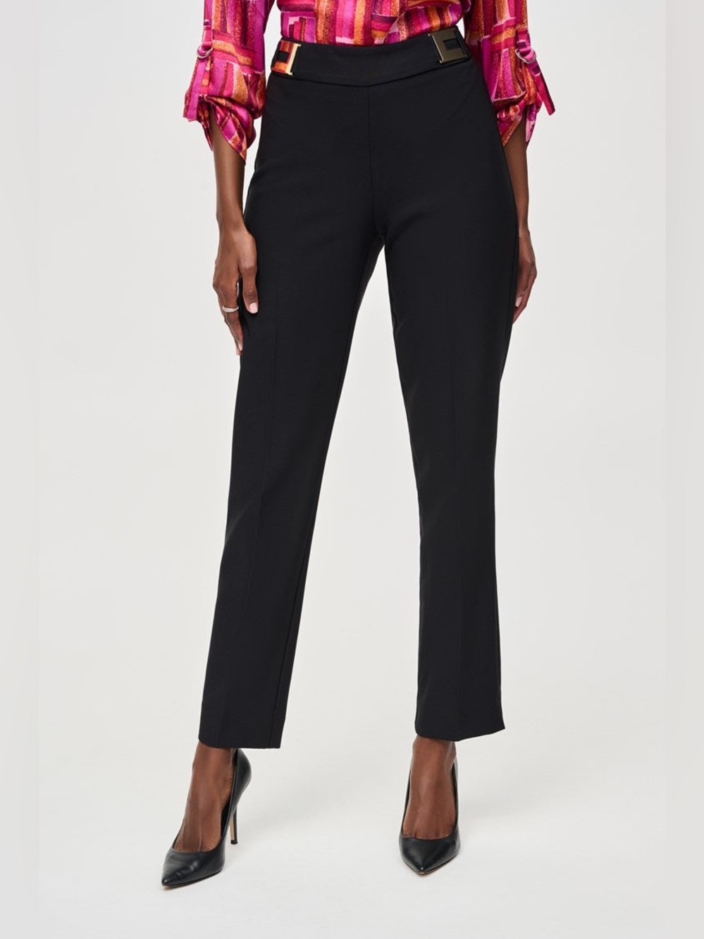 Lux Twill Slim Pull-On Pants - Joseph Ribkoff